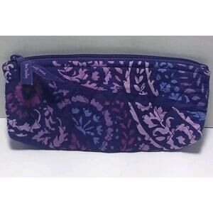 Vera Bradley Cosmetic Bag 9x4 1/2"